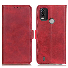 Coque Portefeuille Livre Cuir Etui Clapet M15L pour Nokia C21 Plus Rouge