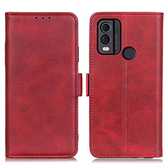 Coque Portefeuille Livre Cuir Etui Clapet M15L pour Nokia C22 Rouge