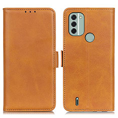 Coque Portefeuille Livre Cuir Etui Clapet M15L pour Nokia C31 Brun Clair