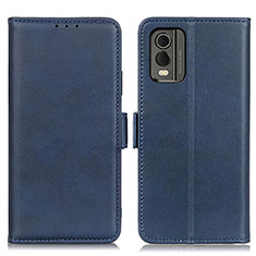 Coque Portefeuille Livre Cuir Etui Clapet M15L pour Nokia C32 Bleu