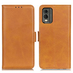 Coque Portefeuille Livre Cuir Etui Clapet M15L pour Nokia C32 Brun Clair