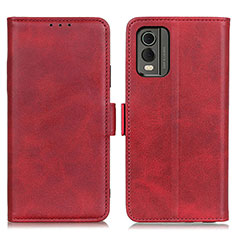 Coque Portefeuille Livre Cuir Etui Clapet M15L pour Nokia C32 Rouge