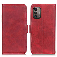 Coque Portefeuille Livre Cuir Etui Clapet M15L pour Nokia G11 Rouge