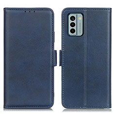 Coque Portefeuille Livre Cuir Etui Clapet M15L pour Nokia G22 Bleu