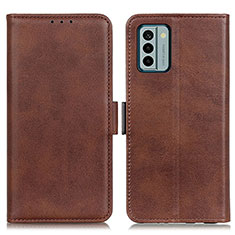 Coque Portefeuille Livre Cuir Etui Clapet M15L pour Nokia G22 Marron