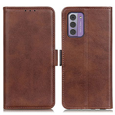 Coque Portefeuille Livre Cuir Etui Clapet M15L pour Nokia G310 5G Marron