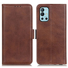 Coque Portefeuille Livre Cuir Etui Clapet M15L pour OnePlus 9R 5G Marron