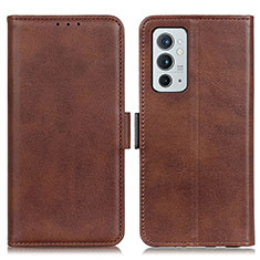 Coque Portefeuille Livre Cuir Etui Clapet M15L pour OnePlus 9RT 5G Marron