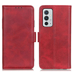 Coque Portefeuille Livre Cuir Etui Clapet M15L pour OnePlus 9RT 5G Rouge