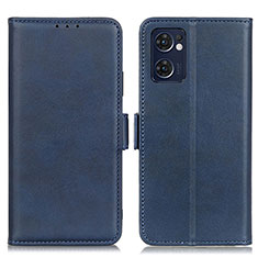 Coque Portefeuille Livre Cuir Etui Clapet M15L pour OnePlus Nord CE 2 5G Bleu