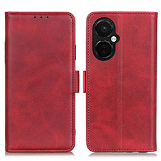 Coque Portefeuille Livre Cuir Etui Clapet M15L pour OnePlus Nord CE 3 5G Rouge