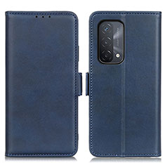 Coque Portefeuille Livre Cuir Etui Clapet M15L pour OnePlus Nord N200 5G Bleu