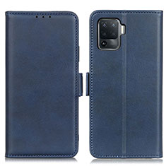 Coque Portefeuille Livre Cuir Etui Clapet M15L pour Oppo A94 4G Bleu