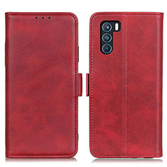 Coque Portefeuille Livre Cuir Etui Clapet M15L pour Oppo K9 Pro 5G Rouge