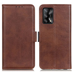 Coque Portefeuille Livre Cuir Etui Clapet M15L pour Oppo Reno6 Lite Marron