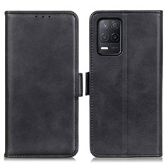 Coque Portefeuille Livre Cuir Etui Clapet M15L pour Realme 8 5G Noir