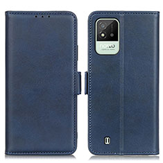 Coque Portefeuille Livre Cuir Etui Clapet M15L pour Realme C11 (2021) Bleu