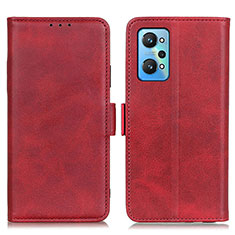 Coque Portefeuille Livre Cuir Etui Clapet M15L pour Realme GT Neo 3T 5G Rouge