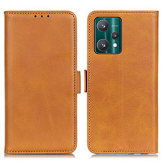 Coque Portefeuille Livre Cuir Etui Clapet M15L pour Realme Narzo 50 Pro 5G Brun Clair