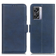 Coque Portefeuille Livre Cuir Etui Clapet M15L pour Realme Q5i 5G Bleu