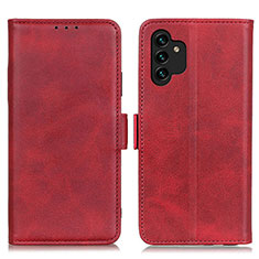Coque Portefeuille Livre Cuir Etui Clapet M15L pour Samsung Galaxy A13 4G Rouge