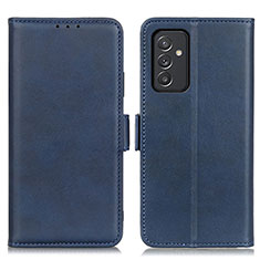 Coque Portefeuille Livre Cuir Etui Clapet M15L pour Samsung Galaxy A15 4G Bleu