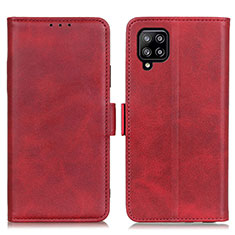 Coque Portefeuille Livre Cuir Etui Clapet M15L pour Samsung Galaxy A22 4G Rouge