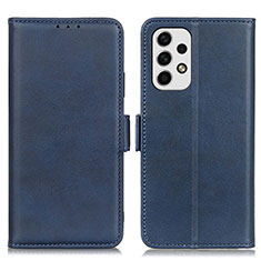 Coque Portefeuille Livre Cuir Etui Clapet M15L pour Samsung Galaxy A23 4G Bleu