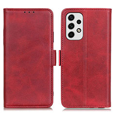 Coque Portefeuille Livre Cuir Etui Clapet M15L pour Samsung Galaxy A23 4G Rouge