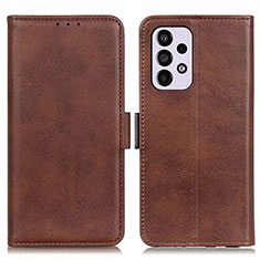 Coque Portefeuille Livre Cuir Etui Clapet M15L pour Samsung Galaxy A33 5G Marron