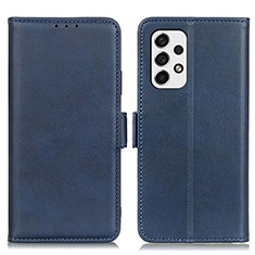 Coque Portefeuille Livre Cuir Etui Clapet M15L pour Samsung Galaxy A53 5G Bleu