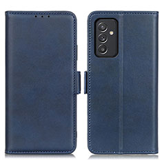 Coque Portefeuille Livre Cuir Etui Clapet M15L pour Samsung Galaxy A82 5G Bleu