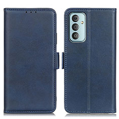 Coque Portefeuille Livre Cuir Etui Clapet M15L pour Samsung Galaxy F23 5G Bleu