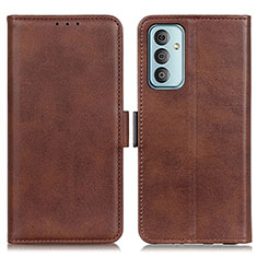 Coque Portefeuille Livre Cuir Etui Clapet M15L pour Samsung Galaxy M23 5G Marron