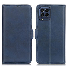Coque Portefeuille Livre Cuir Etui Clapet M15L pour Samsung Galaxy M53 5G Bleu