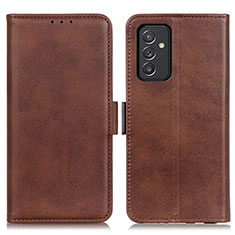 Coque Portefeuille Livre Cuir Etui Clapet M15L pour Samsung Galaxy Quantum2 5G Marron