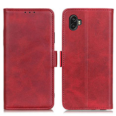 Coque Portefeuille Livre Cuir Etui Clapet M15L pour Samsung Galaxy Xcover Pro 2 5G Rouge