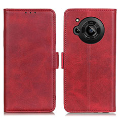 Coque Portefeuille Livre Cuir Etui Clapet M15L pour Sharp Aquos R7 Rouge