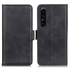 Coque Portefeuille Livre Cuir Etui Clapet M15L pour Sony Xperia 1 IV SO-51C Noir