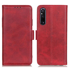 Coque Portefeuille Livre Cuir Etui Clapet M15L pour Sony Xperia 1 V Rouge