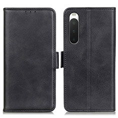 Coque Portefeuille Livre Cuir Etui Clapet M15L pour Sony Xperia 10 IV SO-52C Noir