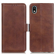 Coque Portefeuille Livre Cuir Etui Clapet M15L pour Sony Xperia Ace III SO-53C Marron