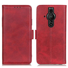 Coque Portefeuille Livre Cuir Etui Clapet M15L pour Sony Xperia PRO-I Rouge