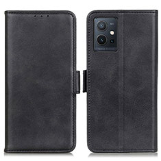 Coque Portefeuille Livre Cuir Etui Clapet M15L pour Vivo T1 5G India Noir