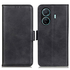 Coque Portefeuille Livre Cuir Etui Clapet M15L pour Vivo T1 5G Noir