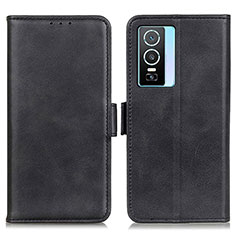 Coque Portefeuille Livre Cuir Etui Clapet M15L pour Vivo Y74s 5G Noir