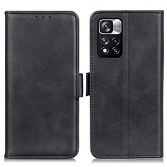 Coque Portefeuille Livre Cuir Etui Clapet M15L pour Xiaomi Mi 11i 5G (2022) Noir