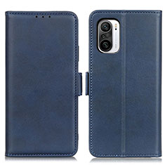 Coque Portefeuille Livre Cuir Etui Clapet M15L pour Xiaomi Mi 11i 5G Bleu