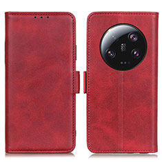 Coque Portefeuille Livre Cuir Etui Clapet M15L pour Xiaomi Mi 13 Ultra 5G Rouge