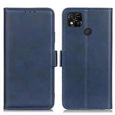 Coque Portefeuille Livre Cuir Etui Clapet M15L pour Xiaomi POCO C31 Bleu